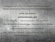 Tablet Screenshot of coinexchange.com